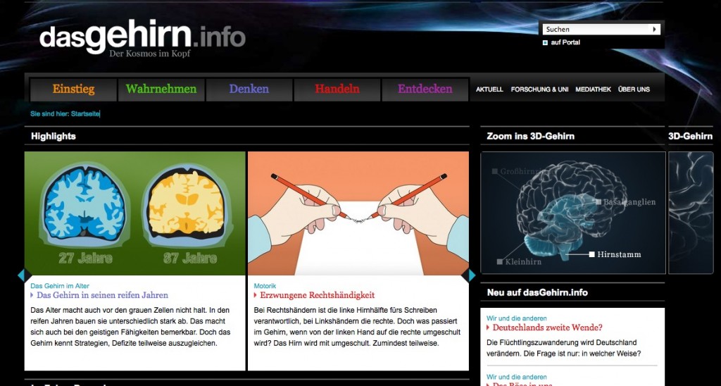 dasGehirn.info website